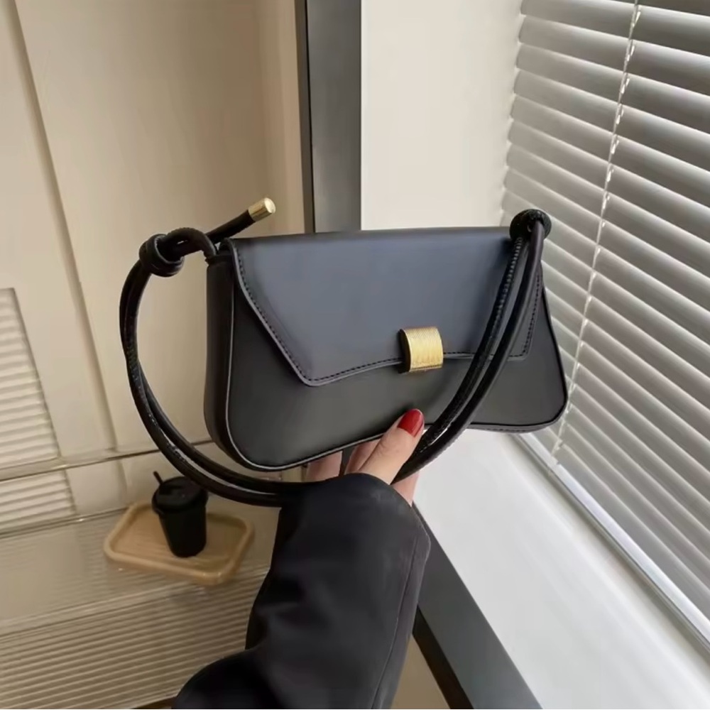 Elegant Black Handbag Fashion Minimalist Women’s Casual Crossbody